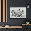 88289-84.jpg Vintage Bear Illustration by Richard Lydekker Framed Canvas