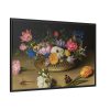Flower Still Life by Ambrosius Bosschaert the Elder Framed Canvas