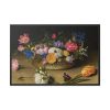 Flower Still Life by Ambrosius Bosschaert the Elder Framed Canvas