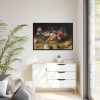 Flower Still Life by Ambrosius Bosschaert the Elder Framed Canvas