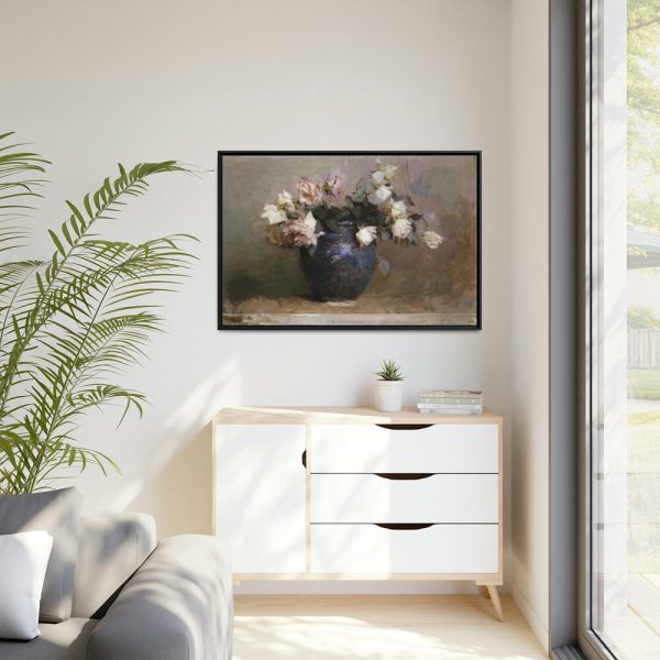 88289-98.jpg Roses by Abbott Handerson Thayer Framed Canvas