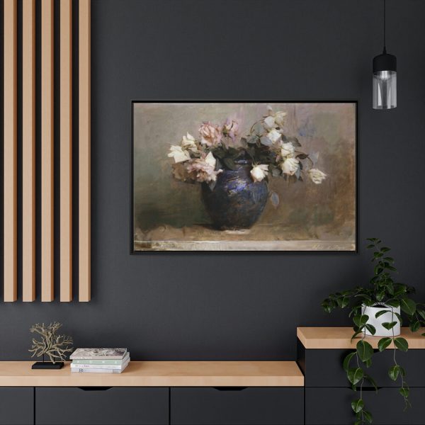 88289-99.jpg Roses by Abbott Handerson Thayer Framed Canvas