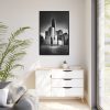 88299-108.jpg City Building Black and White Tower Skyscraper Framed Canvas