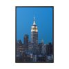 88299-121.jpg Empire State Building and Skyscrapers With Lights Framed Canvas