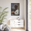 88299-128.jpg Portrait of a Haitian Woman Framed Canvas