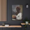 88299-129.jpg Portrait of a Haitian Woman Framed Canvas