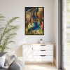 The Eviction by Eldzier Cortor Framed Canvas