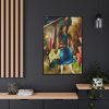 The Eviction by Eldzier Cortor Framed Canvas