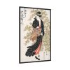 88299-145.jpg Japanese woman by Utagawa Toyokuni Framed Canvas