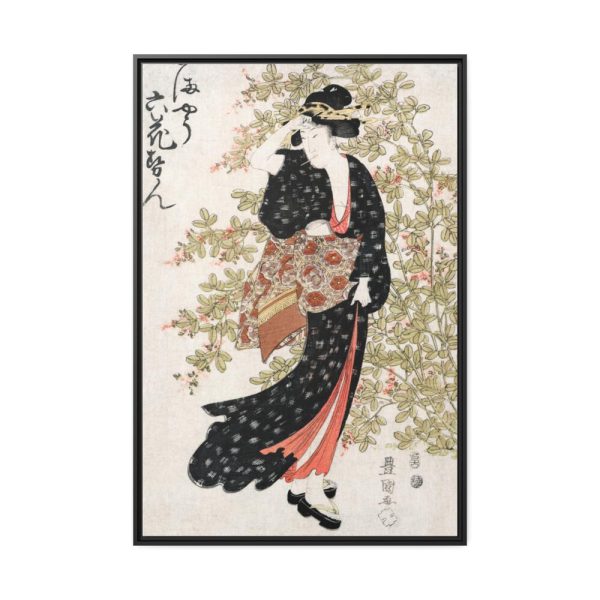 88299-146.jpg Japanese woman by Utagawa Toyokuni Framed Canvas