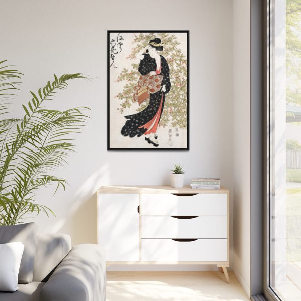 88299-148.jpg Japanese woman by Utagawa Toyokuni Framed Canvas