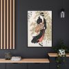 88299-149.jpg Japanese woman by Utagawa Toyokuni Framed Canvas