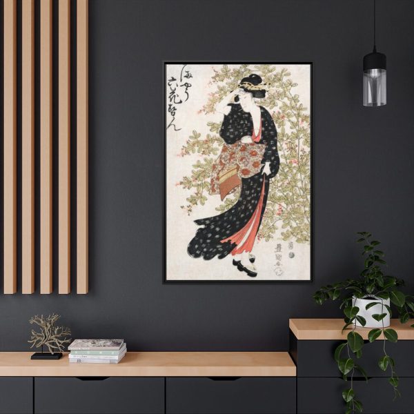 88299-149.jpg Japanese woman by Utagawa Toyokuni Framed Canvas