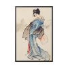88299-156.jpg Woman Wearing Kimono by Katsushika Hokusai Framed Canvas