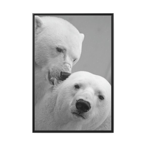 88299-16.jpg Polar Bears in the Winter Framed Canvas