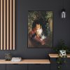 88299-169.jpg Cat with Kittens by Henriëtte Ronner Framed Canvas