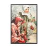 Hark! What Mean Those Holy Voices by L. Prang & Co Framed Canvas
