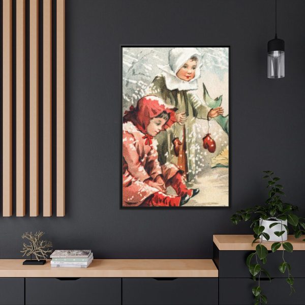 Hark! What Mean Those Holy Voices by L. Prang & Co Framed Canvas