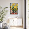 88299-183.jpg Bouquet of Sunflowers by Claude Monet Framed Canvas