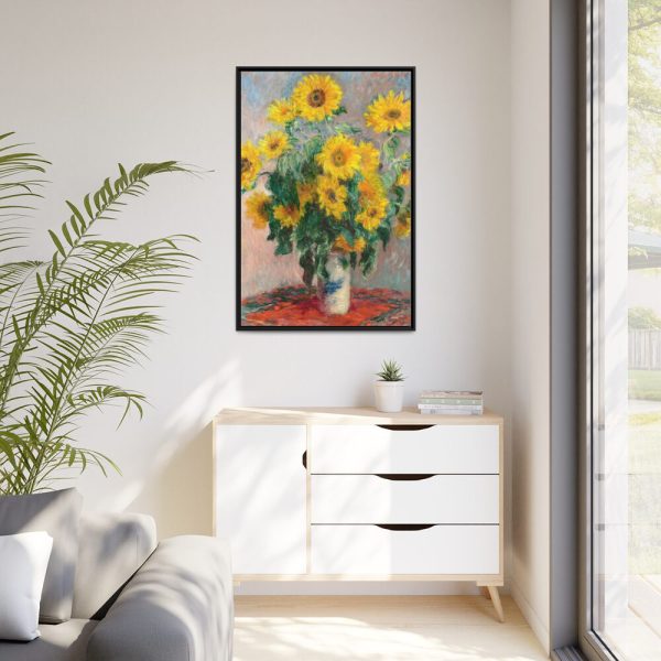 88299-183.jpg Bouquet of Sunflowers by Claude Monet Framed Canvas