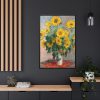 88299-184.jpg Bouquet of Sunflowers by Claude Monet Framed Canvas