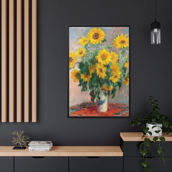 88299-184.jpg Bouquet of Sunflowers by Claude Monet Framed Canvas