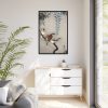 88299-193.jpg Ring sparrows at wisteria Framed Canvas