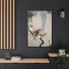 88299-194.jpg Ring sparrows at wisteria Framed Canvas