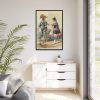 88299-198.jpg Cavalier and Maid in Spanish Costume Framed Canvas