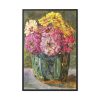 88299-20.jpg Still Life with Zinnias in a Green Jar by Floris Verster Framed Canvas