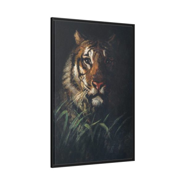 88299-205.jpg Tiger's Head painting in high Framed Canvas