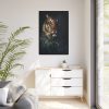 88299-208.jpg Tiger's Head painting in high Framed Canvas