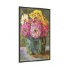 88299-21.jpg Still Life with Zinnias in a Green Jar by Floris Verster Framed Canvas