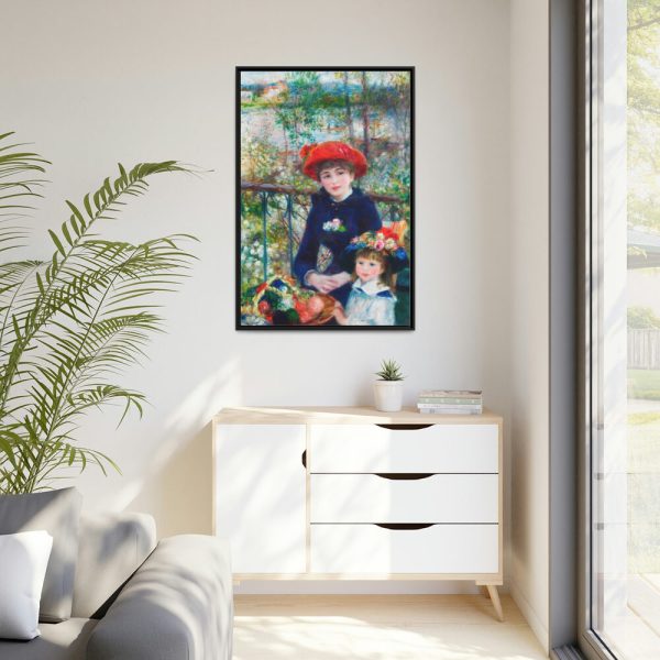 88299-3.jpg Two Sisters (On the Terrace) by Pierre-Auguste Renoir Framed Canvas