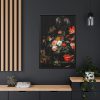 88299-44.jpg The Overturned Bouquet by Abraham Mignon Framed Canvas