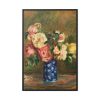 Bouquet of Roses by Pierre-Auguste Renoir Framed Canvas