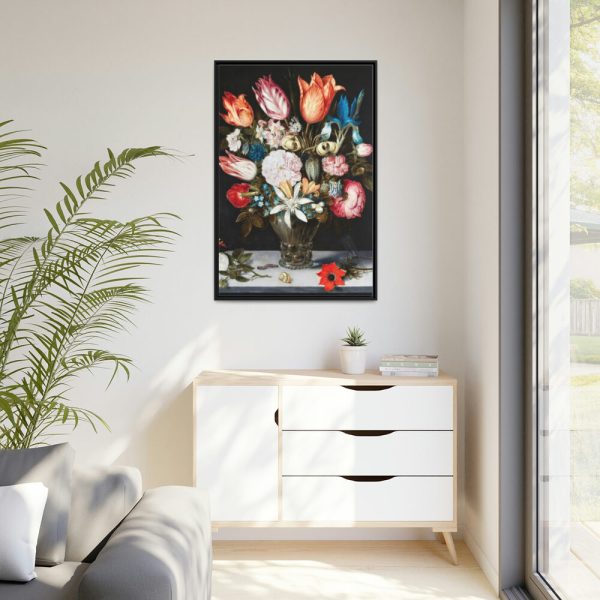 88299-53.jpg Flowers in a Glass by Ambrosius Bosschaert Framed Canvas