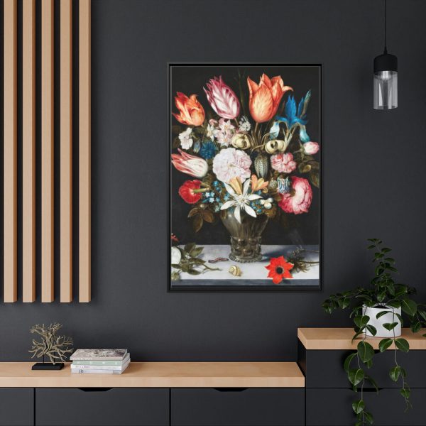88299-54.jpg Flowers in a Glass by Ambrosius Bosschaert Framed Canvas
