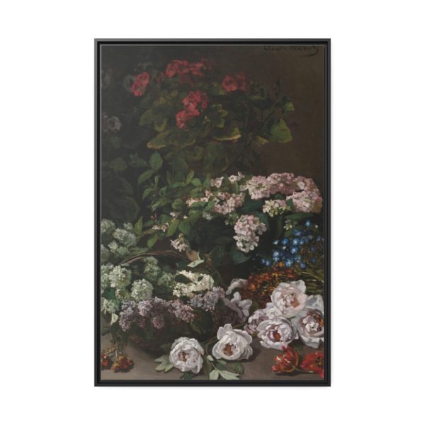 88299-56.jpg Spring Flowers by Claude Monet Framed Canvas