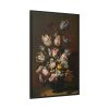 Still Life With Flowers by Hans Bollongier Framed Canvas