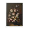 Still Life With Flowers by Hans Bollongier Framed Canvas