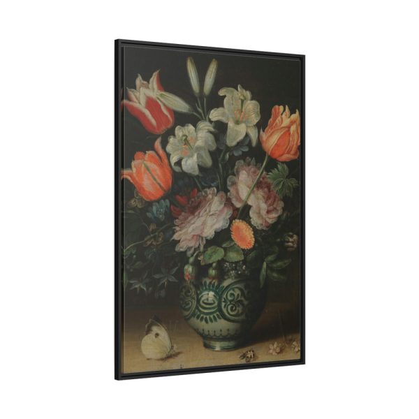 Vase with Flowers by Jan Brueghel I Framed Canvas