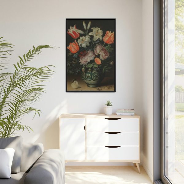 Vase with Flowers by Jan Brueghel I Framed Canvas