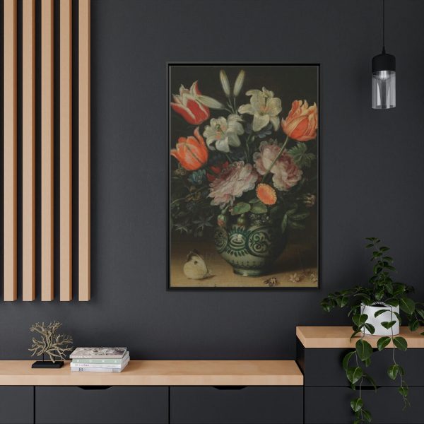 Vase with Flowers by Jan Brueghel I Framed Canvas