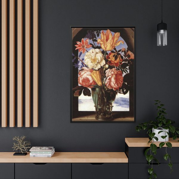 88299-74.jpg Bouquet of Flowers by Ambrosius Bosschaert Framed Canvas