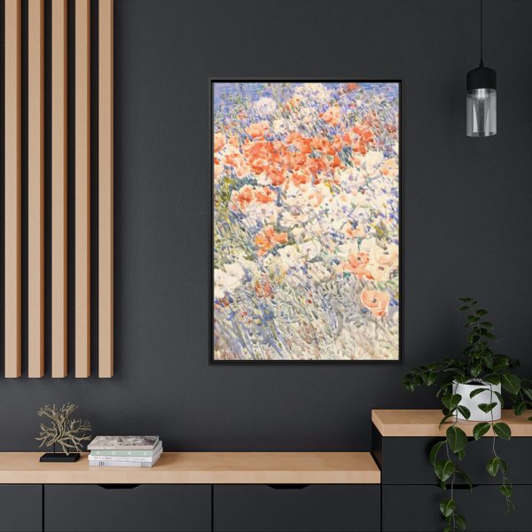 88299-84.jpg The Island Garden by Frederick Childe Hassam Framed Canvas
