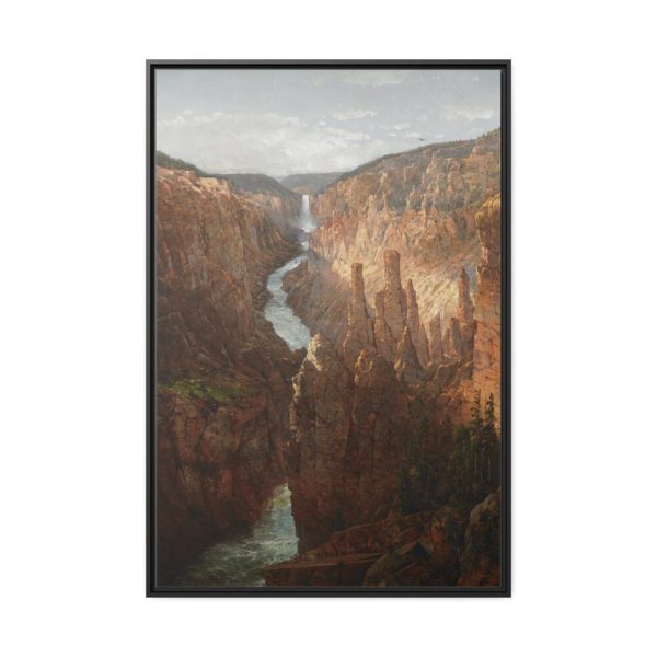88299-91.jpg Grand Canyon Yellowstone River by William Louis Sonntag Framed Canvas