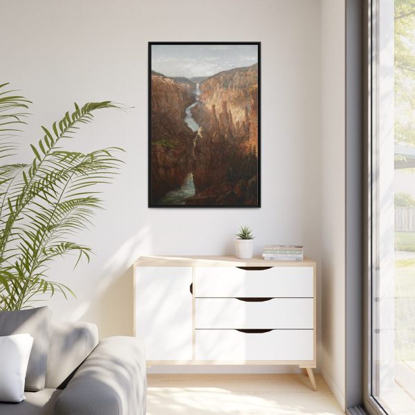 88299-93.jpg Grand Canyon Yellowstone River by William Louis Sonntag Framed Canvas