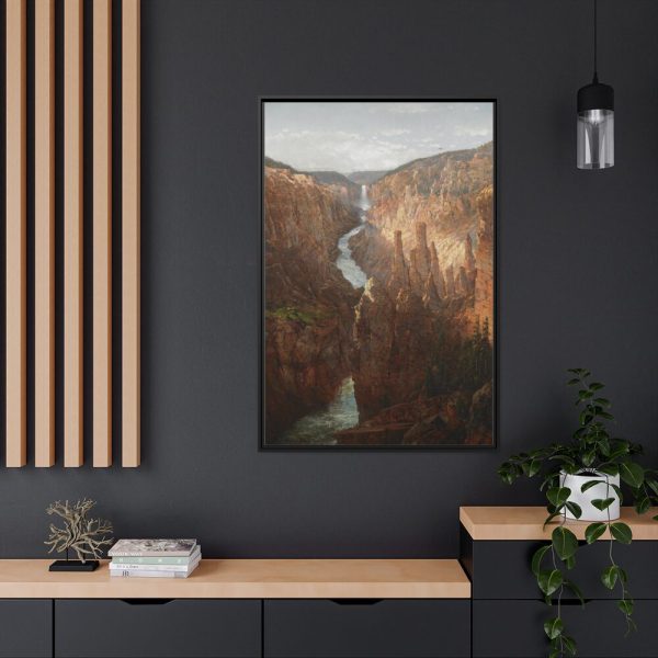 88299-94.jpg Grand Canyon Yellowstone River by William Louis Sonntag Framed Canvas