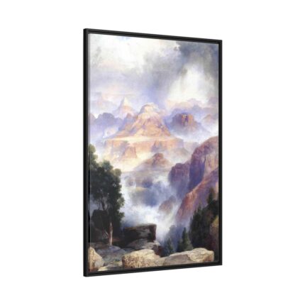 A Showery Day Grand Canyon by Thomas Moran Framed Canvas